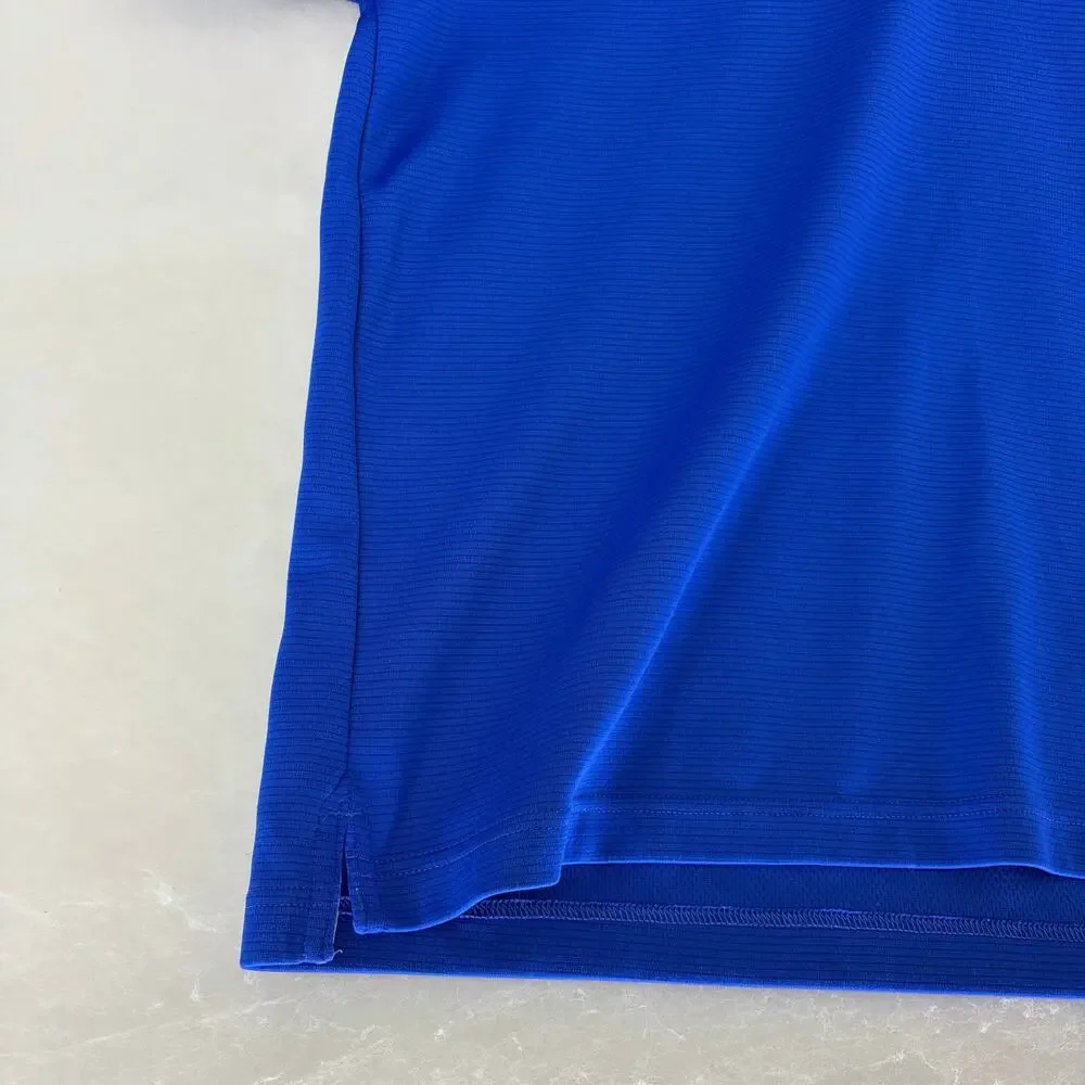 Under Armour HeatGear Mens Golf Polo Shirt Royal Blue Large - Picture 10 of 14